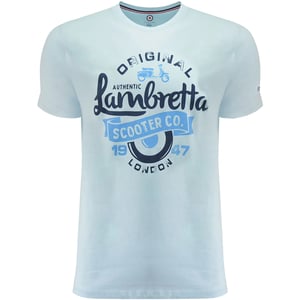 Lambretta - T-Shirt für Herren (Kühles Blau)