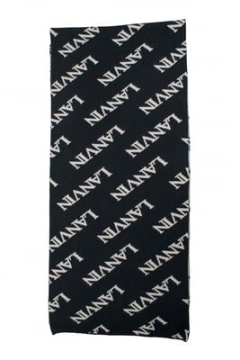 Lanvin Schal Schwarz