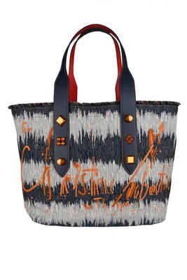 Christian Louboutin Mittelgroße Einkaufstasche Frangibus Blau