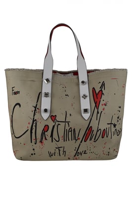 Christian Louboutin Frangibus Shopper Beige
