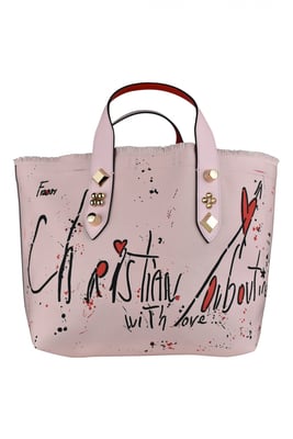 Christian Louboutin Kleine Einkaufstasche Frangibus Rosa