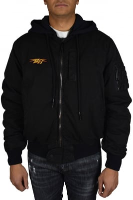 Off-White Bomberjacke Schwarz