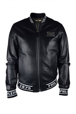 Philipp Plein Bomberjacke Schwarz