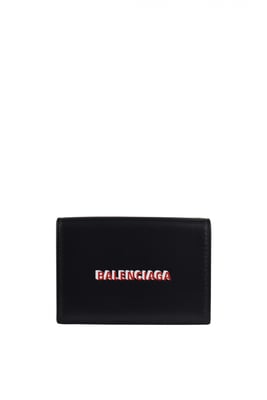 Balenciaga Mini Kartenetui Cash Schwarz