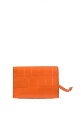 Balenciaga Neo Classic Geldbörse Orange