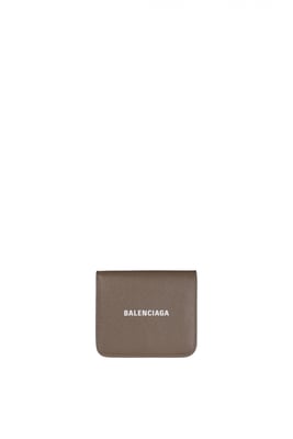 Balenciaga Mini Kartenetui Cash Beige