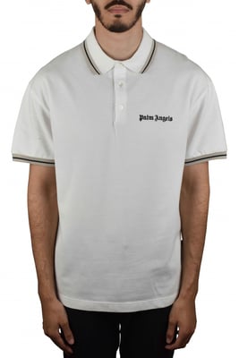 Palm Angels Poloshirt Weiß