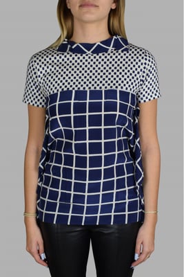 Prada Top Blau