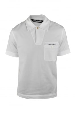Palm Angels Poloshirt Weiß