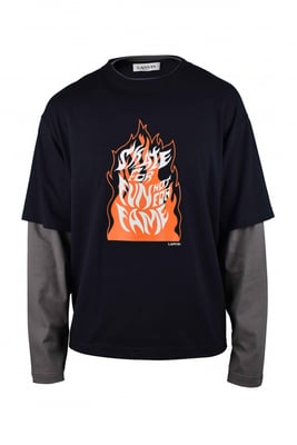 Lanvin T-shirt Blau