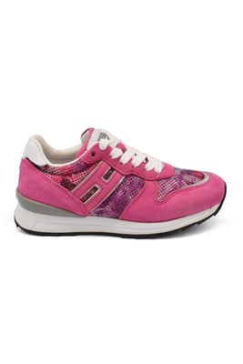 Hogan Sneakers aus Wildlem Rosa