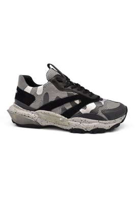 Valentino Garavani Sneakers Bounce Camouflage Schwarz