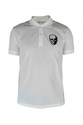 Alexander McQueen Polo Weiß
