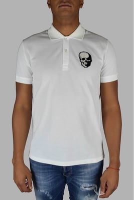 Alexander McQueen Polo Weiß