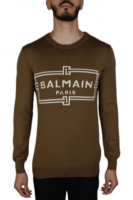Balmain Pullover Kaki