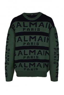 Balmain Pullover Grün