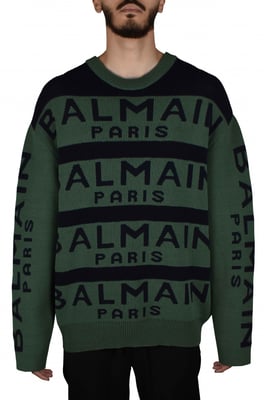 Balmain Pullover Grün