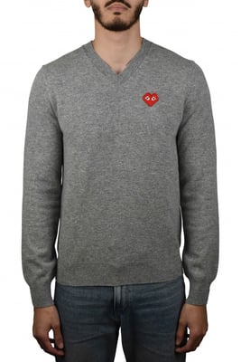Comme des garçons Pullover Grau