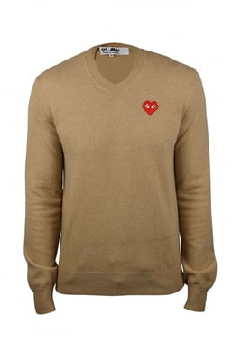 Comme des garçons Pullover Kamel
