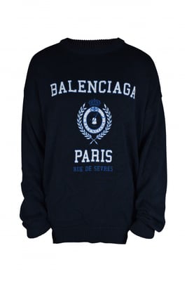 Balenciaga Pullover Blau
