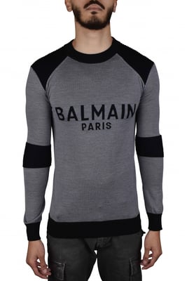 Balmain Pullover Grau