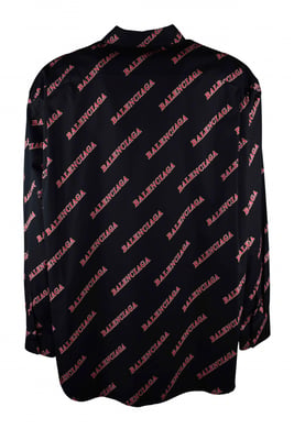 Balenciaga Hemd Schwarz