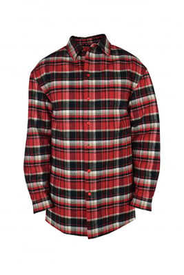 Balenciaga Kariertes Hemd Rot