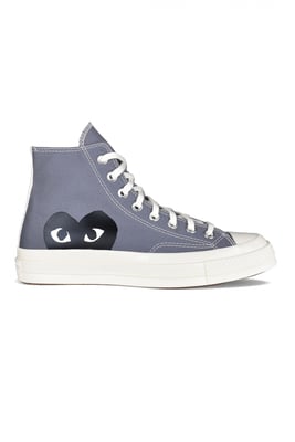 Comme des garçons Hohe Sneakers Chuck Taylor Grau