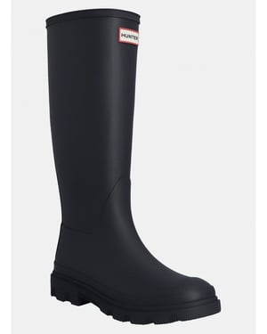Hunter Downpour Tall Boot Damen Gummistiefel In Marineblau