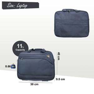 Leichte, weiche Laptoptasche in Grau