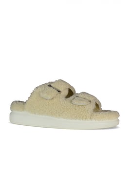 Alexander McQueen Steppschuhe Shearling-lined Beige