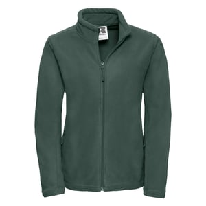 Russell - Fleecejacke Durchgehender Reißverschluss für Damen - Für Außen (Flaschengrün)