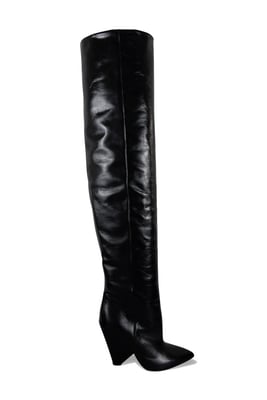 Saint Laurent Niki 105 Stiefel Schwarz