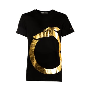 Herren T-Shirt mit kurzen Ärmeln und einfarbigem Rundhalsausschnitt mit Druck