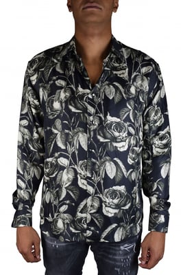 Roberto Cavalli Hemd Schwarz