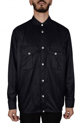 Balmain Hemd Schwarz