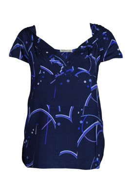 Prada Top Blau