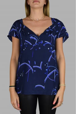 Prada Top Blau