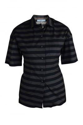 Prada Hemd Schwarz