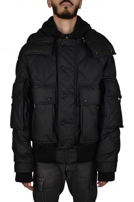 Balmain Daunenjacke Schwarz