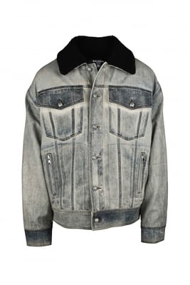 Balmain Jeansjacke Blau