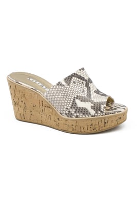 Walter Steiger Mules mit Plateau Beige