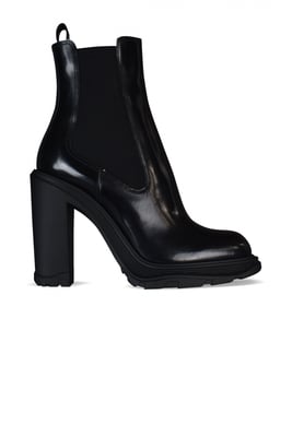 Alexander McQueen Tread Chelsea Stiefeletten Schwarz
