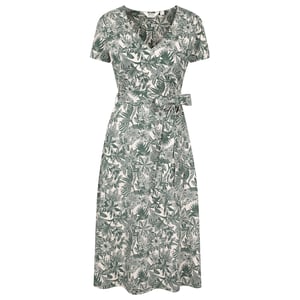 Mountain Warehouse - "Santorini" Midikleid Wickel für Damen (Khakigrün)