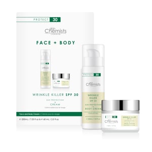 skinChemists Anti-Aging SPF 30 Körpercreme 200ml + SPF 30 Tagescreme 60ml
