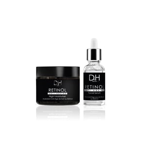 Dr H Retinol Anti-Aging Nachtfeuchtigkeitscreme 60ml + Anti-Aging Retinol Gesichtsserum 30ml
