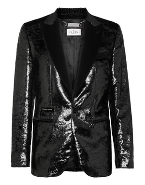 Einknopf-Blazer Slim Fit