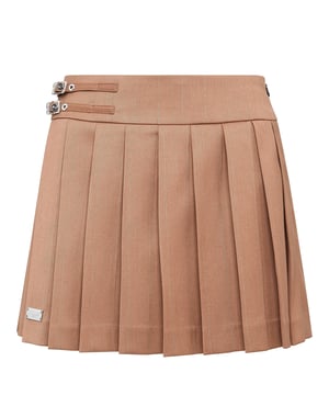 Plisse Mini Skirt