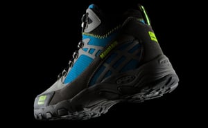 Damen Frauen Wanderschuhe Blau