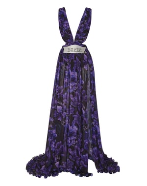 Abendkleid Flowers